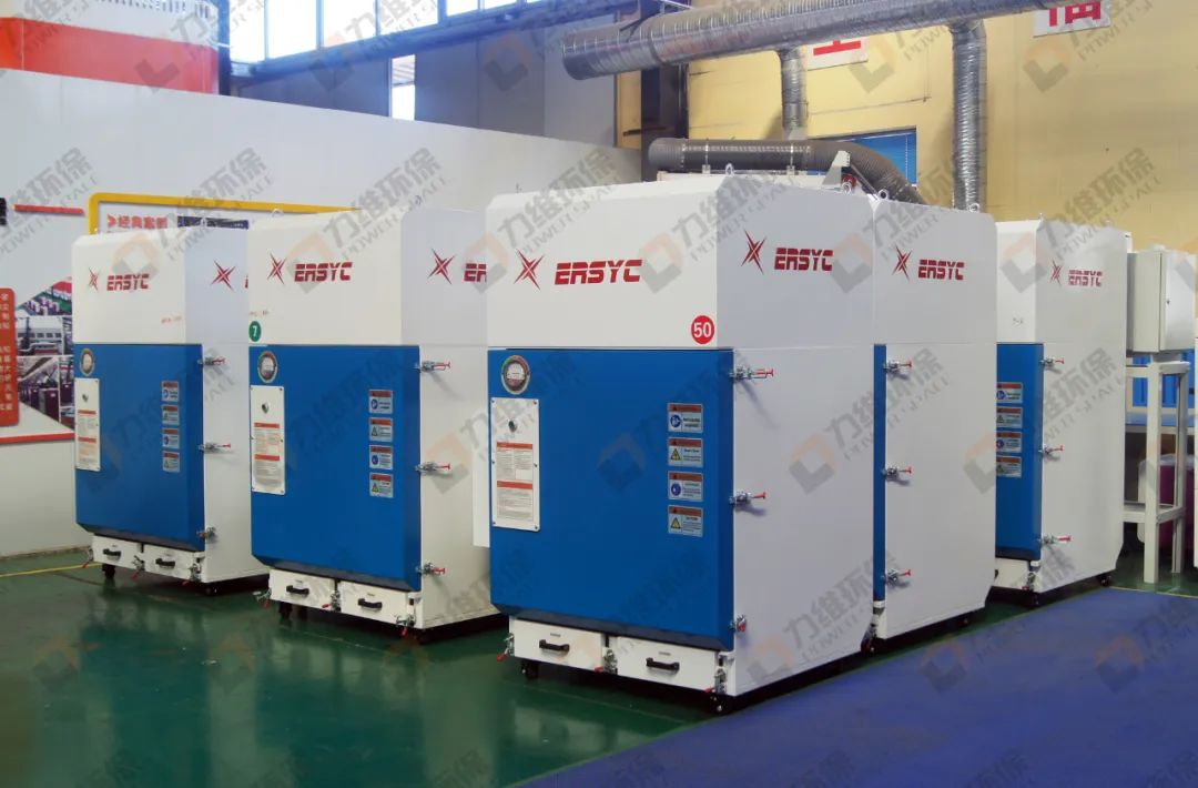 A whole 40HC container cutting dust collector is exported to the EU